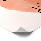 Kitty Kitten Cats: Süße Tier Pattern Poster (Ecke)