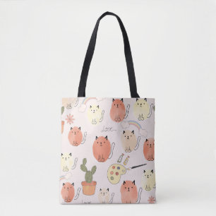 Kitty Kitten Cats: Süße Tier Pattern Tasche