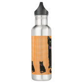 Kitty, Kitty, Kitty Kissen Edelstahlflasche (Links)