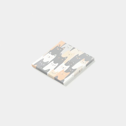Kitty Kitty Kitty Post It Notes Post-it Klebezettel (angewinkelt)