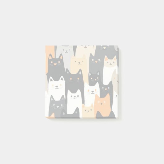 Kitty Kitty Kitty Post-it-Notizen Post-it Klebezettel (Vorderseite)