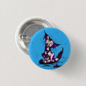 Kitty, Kitty lila Kitty Button (Vorne & Hinten)