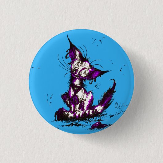 Kitty, Kitty lila Kitty Button (Vorderseite)