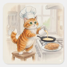 Kitty Küche, Aufkleber