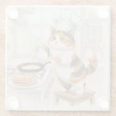 Kitty Küche, Calico, Glasuntersetzer (Rückseite)