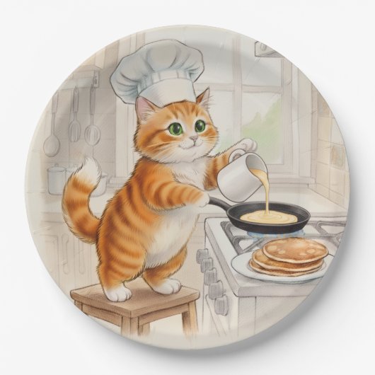 Kitty Küche, Pappteller (Vorderseite)