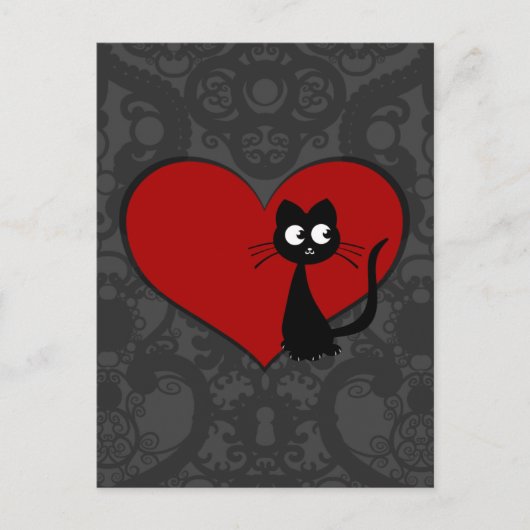 Kitty Kuro Liebe II Postkarte (Vorderseite)