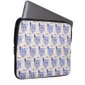 Kitty Laptop Sleeve (Vorne Rechts)