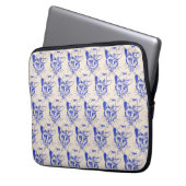 Kitty Laptop Sleeve (Vorderseite Links)