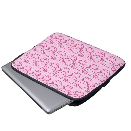 Kitty Laptopschutzhülle (Vorne Knopf)