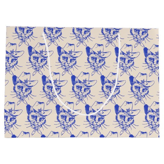 Kitty Large Gift Bag Große Geschenktüte (Rückseite)