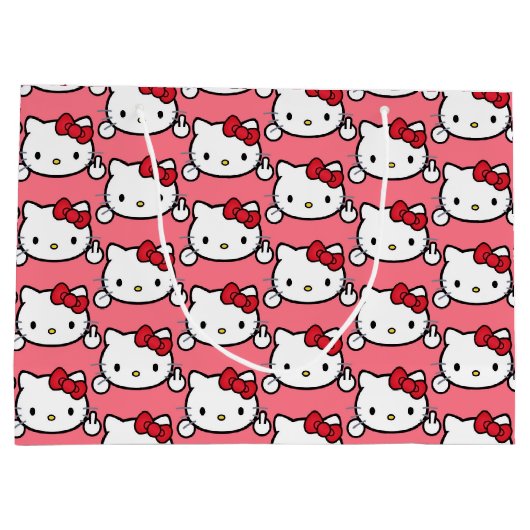 Kitty Large Gift Bag Große Geschenktüte (Rückseite)