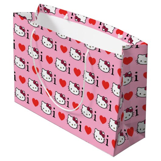 Kitty Large Gift Bag Große Geschenktüte (Rückseite Schrägansicht)