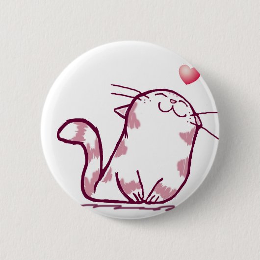 Kitty Liebe Button (Vorderseite)