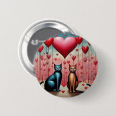 Kitty Liebe Button (Vorne & Hinten)