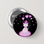 Kitty-Liebe - Button-Knopf Button (Vorne & Hinten)