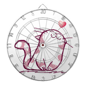 Kitty Liebe Dartscheibe