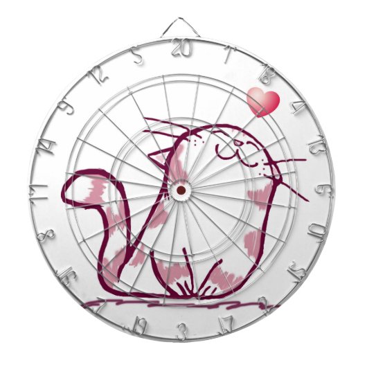 Kitty Liebe Dartscheibe (vorne)