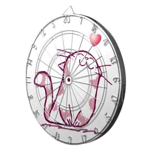 Kitty Liebe Dartscheibe (Vorderseite rechts)