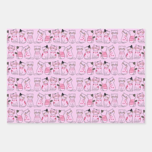 Kitty Liebe Geschenkpapier Set (Vorderseite 2)