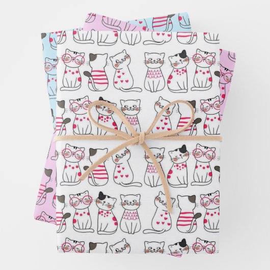 Kitty Liebe Geschenkpapier Set (Beispiel)