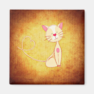 Kitty Liebe hört gelb Magnet