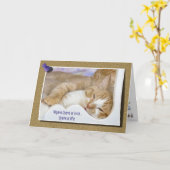 Kitty-Liebe Karte (Gelbe Blume)