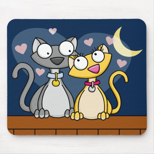 Kitty-Liebe-Mausunterlage Mousepad (Vorne)