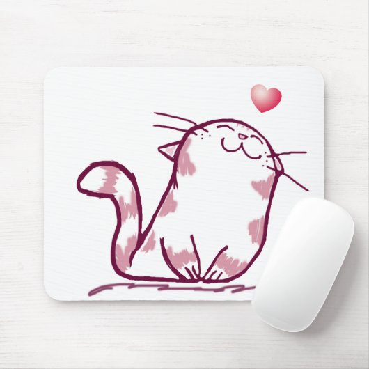 Kitty Liebe Mousepad (Mit Mouse)