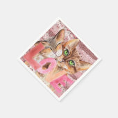 Kitty Liebe Serviette (Ecke)