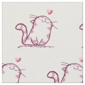 Kitty Liebe Stoff (Nahaufnahme)