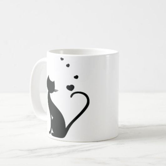 Kitty-Liebe-Tasse Kaffeetasse (Vorderseite Links)