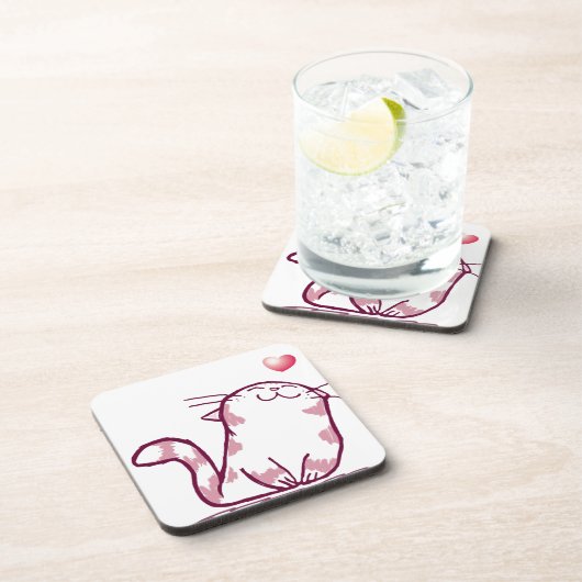 Kitty Liebe Untersetzer (Rechte Seite)