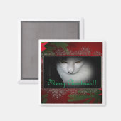Kitty Liebhaber Weihnachten !! Magnet (Vorderseite/Rückseite)