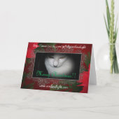 Kitty Liebt Weihnachtskarte! Feiertagskarte (Rückseite)