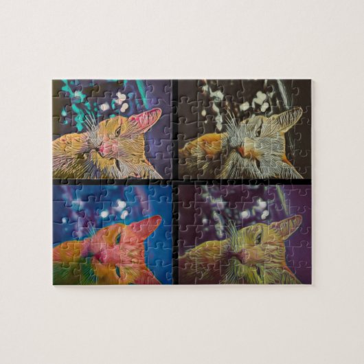 Kitty Lights Puzzle (Horizontal)