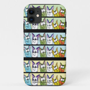Kitty Lineup-farbige Katzen Case-Mate iPhone Hülle