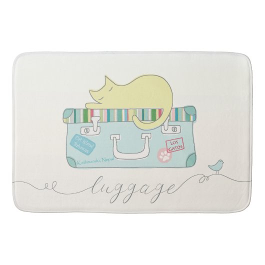Kitty Luggage Mat Badematte (Vorderseite)