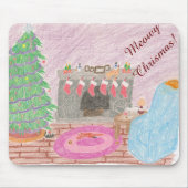 Kitty-mas Mischief (Weihnachten) Mousepad (Vorne)