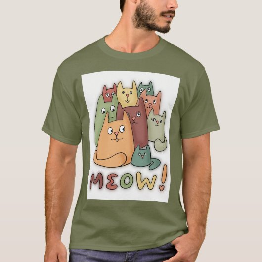 Kitty Meow T - Shirt (Vorderseite)