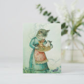 Kitty Mommy Postkarte (Stehend Vorderseite)