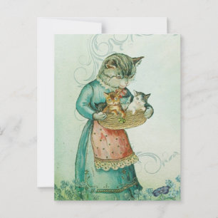 Kitty Mommy Postkarte