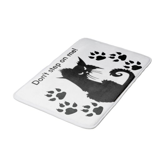 Kitty-Muster Badematte (Schrägansicht)