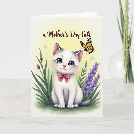 Kitty Muttertag Geschenkkarte Karte (Vorderseite)