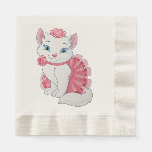 Kitty Napkins Serviette (Vorderseite)