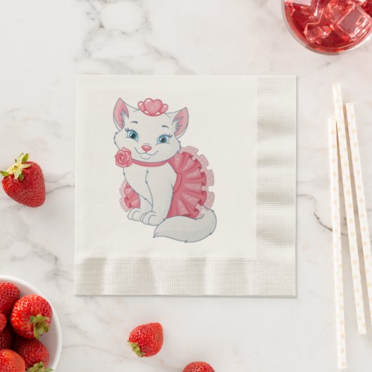 Kitty Napkins Serviette (Beispiel)
