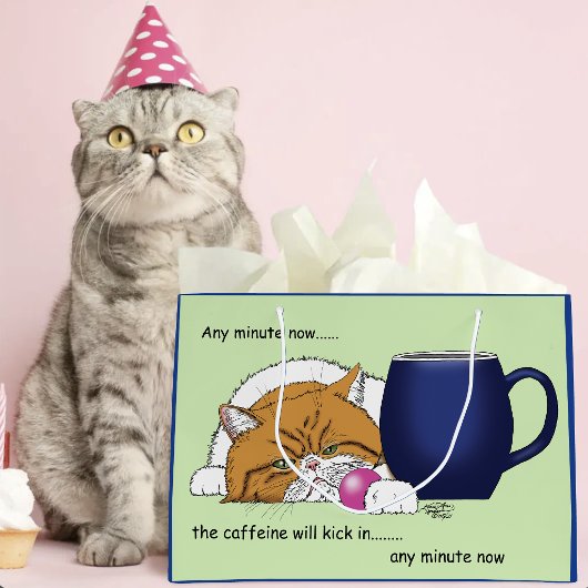 Kitty NEEDS Caffeine Große Geschenktüte