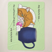 Kitty NEEDS Caffeine Sherpadecke (Vorderseite)