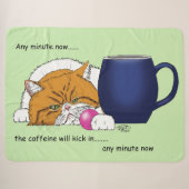 Kitty NEEDS Caffeine Sherpadecke (Vorderseite (Horizontal))