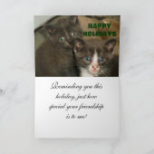 KITTY, NUR WEIHNACHTEN MEINER FREUNDKARTE (Innenseite)